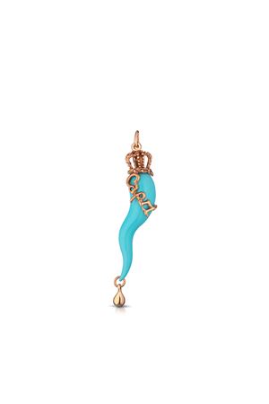ciondolo corno turchese Angela Puttini Gioielli | CL1719P7TURCHESE